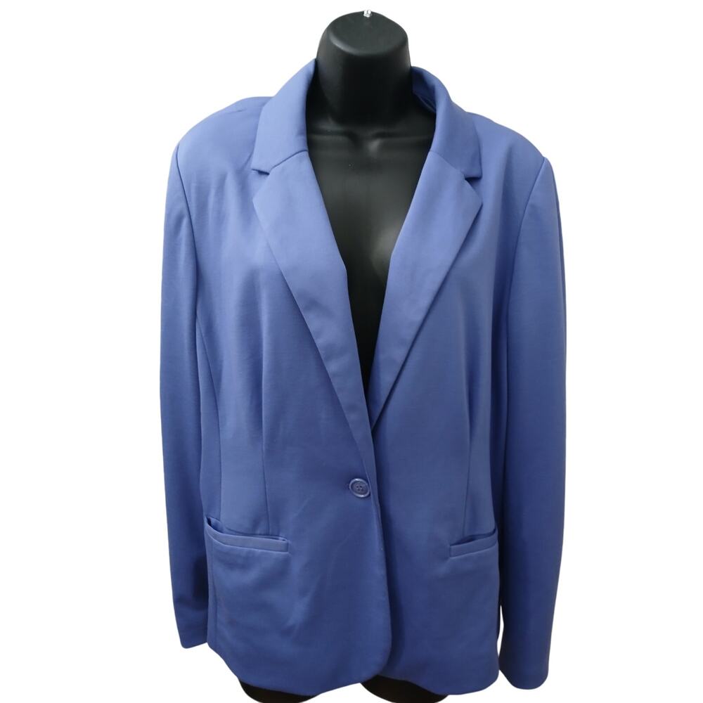 212 Collection Lavender Fitted Blazer w/ Pockets Lined Office Professional sz 18